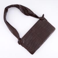 Bottega Veneta Brown Scarf-Tied Crocodile Shoulder Bag - Sold for $2,560 on 10-11-2026 (Lot 656).jpg